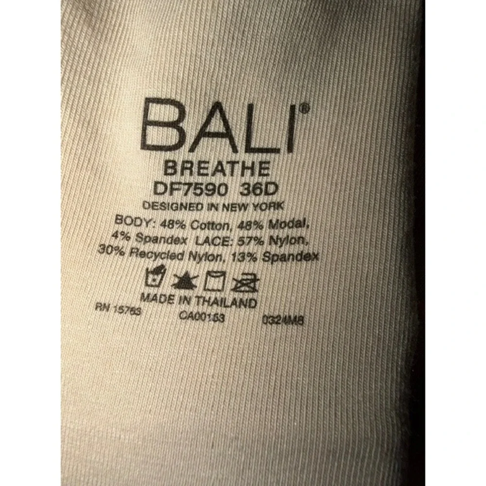 Bali Breathe‎ 36D Nude Floral Lace Full Coverage Underwire Bra DF7590 NEW